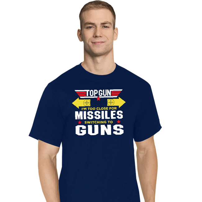 Shirts T-Shirts, Tall / Large / Navy Switching To Guns