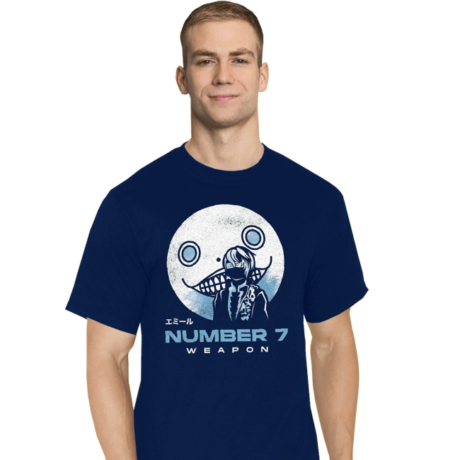 Shirts T-Shirts, Tall / Large / Navy Emil Weapon Number 7