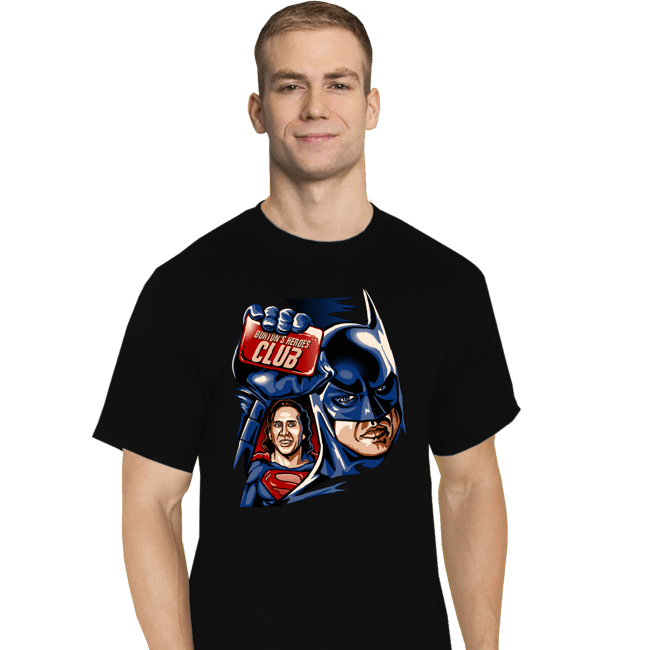Daily_Deal_Shirts T-Shirts, Tall / Large / Black Burton's Heroes Club