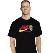 Load image into Gallery viewer, Shirts T-Shirts, Tall / Large / Black Yoga Flame
