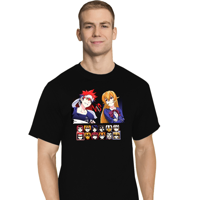 Shirts T-Shirts, Tall / Large / Black Foodwars
