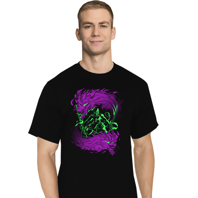 Daily_Deal_Shirts T-Shirts, Tall / Large / Black Legendary Pirate Hunter