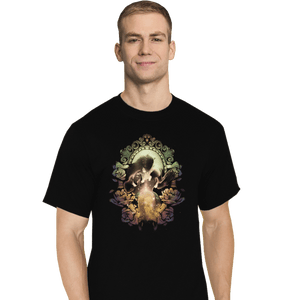 Secret_Shirts T-Shirts, Tall / Large / Black Enchanted Rose