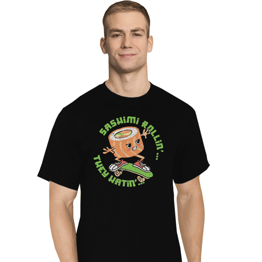 Shirts T-Shirts, Tall / Large / Black Sashimi Rollin'