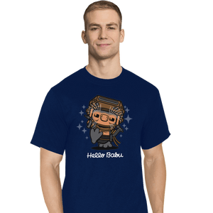 Shirts T-Shirts, Tall / Large / Navy Hello Babu