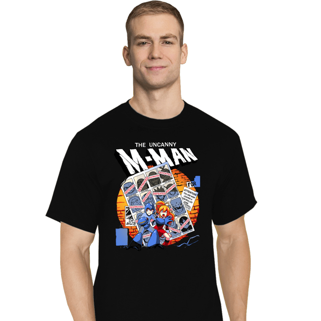 Secret_Shirts T-Shirts, Tall / Large / Black Uncanny M-Man