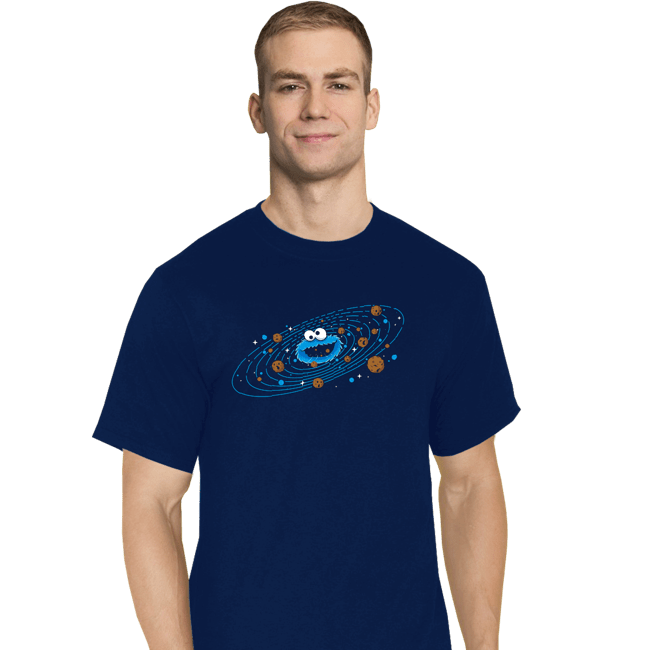 Daily_Deal_Shirts T-Shirts, Tall / Large / Navy Cookie Orbit