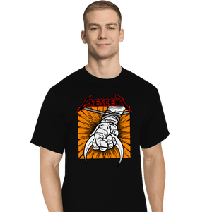 Secret_Shirts T-Shirts, Tall / Large / Black Crescent