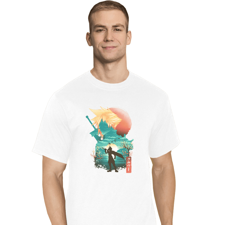 Shirts T-Shirts, Tall / Large / White Ukiyo Cloud