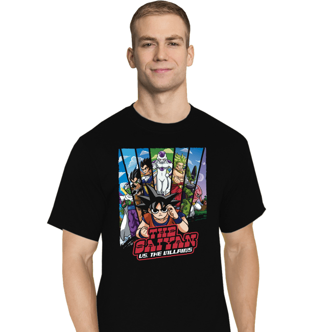 Secret_Shirts T-Shirts, Tall / Large / Black The Saiyan V The Villains