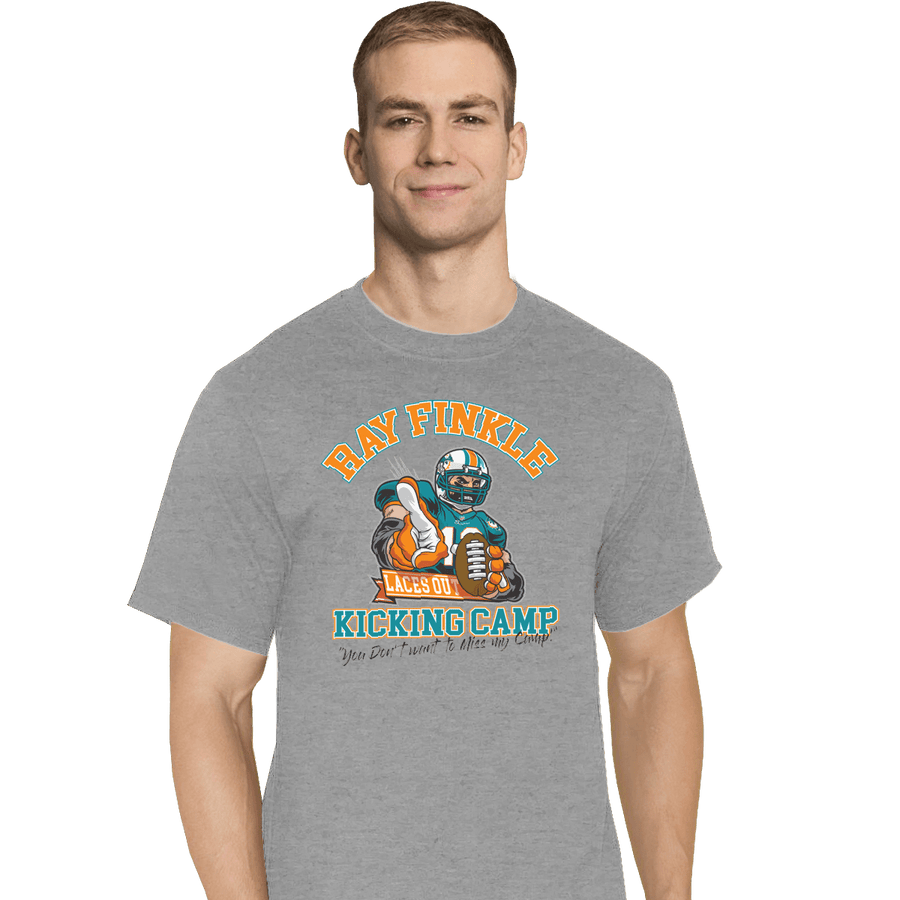 Shirts T-Shirts, Tall / Large / Sports Grey Ray Finkle Kicking Camp