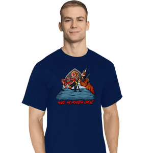 Secret_Shirts T-Shirts, Tall / Large / Navy Make My Monster