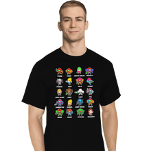 Load image into Gallery viewer, Daily_Deal_Shirts T-Shirts, Tall / Large / Black The Many Suits Of Samus

