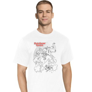 Secret_Shirts T-Shirts, Tall / Large / White Rainbow Smite
