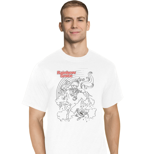 Secret_Shirts T-Shirts, Tall / Large / White Rainbow Smite