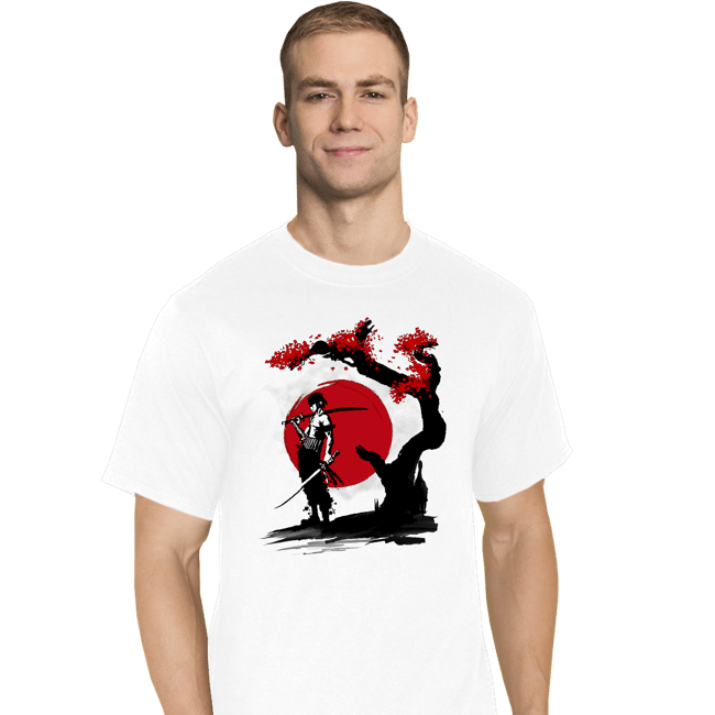 Shirts T-Shirts, Tall / Large / White Swordsman Pirate