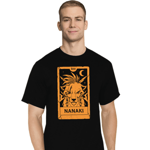 Daily_Deal_Shirts T-Shirts, Tall / Large / Black Nanaki Tarot Card