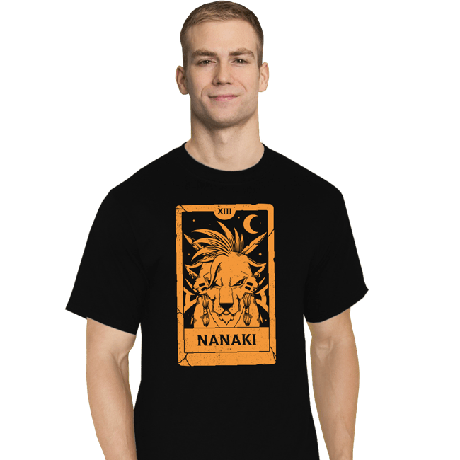 Daily_Deal_Shirts T-Shirts, Tall / Large / Black Nanaki Tarot Card