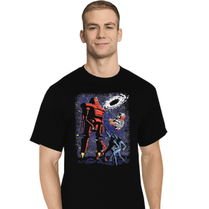 Shirts T-Shirts, Tall / Large / Black Killer Space Robot