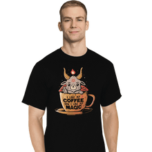 Load image into Gallery viewer, Secret_Shirts T-Shirts, Tall / Large / Black Black Coffee Cup
