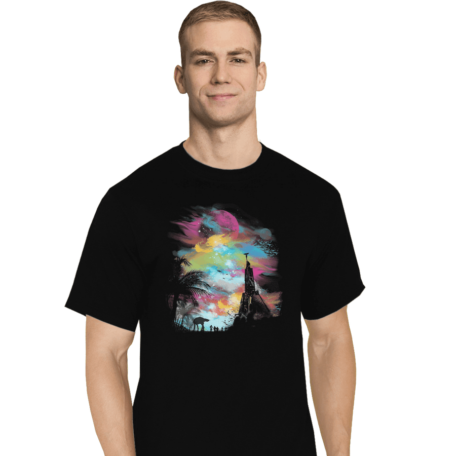 Shirts T-Shirts, Tall / Large / Black Sunset On Scarif