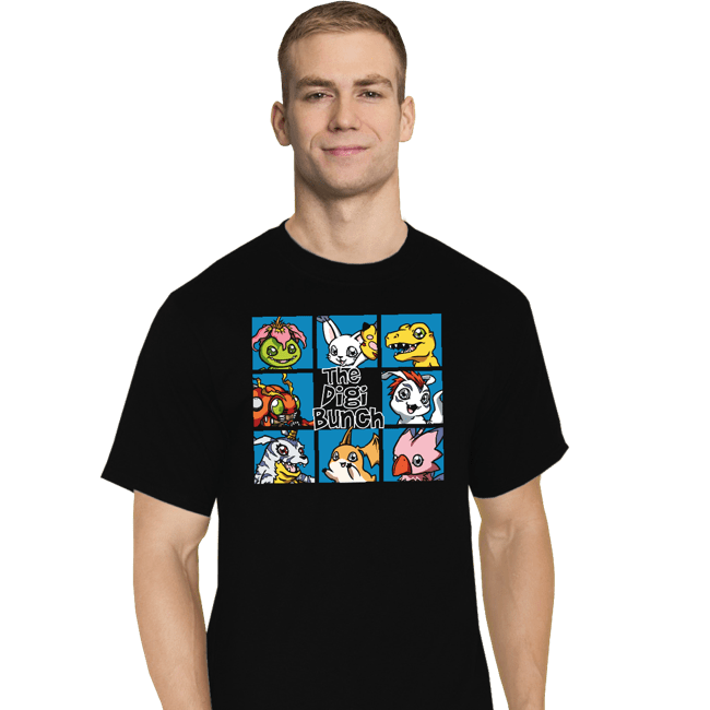 Secret_Shirts T-Shirts, Tall / Large / Black Digi Bunch