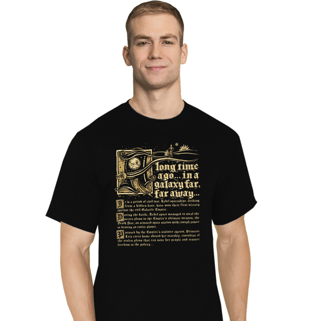 Daily_Deal_Shirts T-Shirts, Tall / Large / Black Illuminated Hope