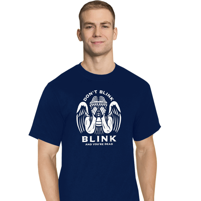 Secret_Shirts T-Shirts, Tall / Large / Navy Don't Blink, Blink And You're...