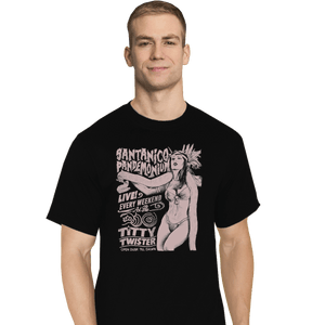 Shirts T-Shirts, Tall / Large / Black Santanico Pandemonium