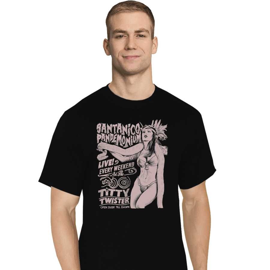 Shirts T-Shirts, Tall / Large / Black Santanico Pandemonium