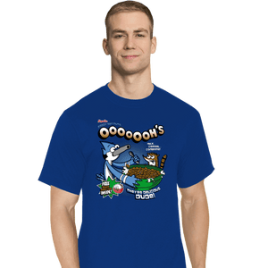 Shirts T-Shirts, Tall / Large / Royal Blue Regular Cereal