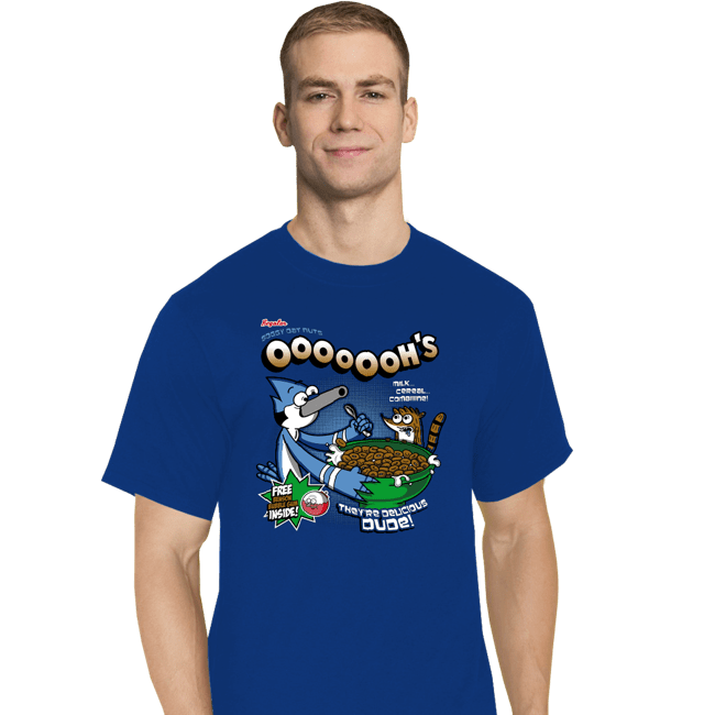 Shirts T-Shirts, Tall / Large / Royal Blue Regular Cereal