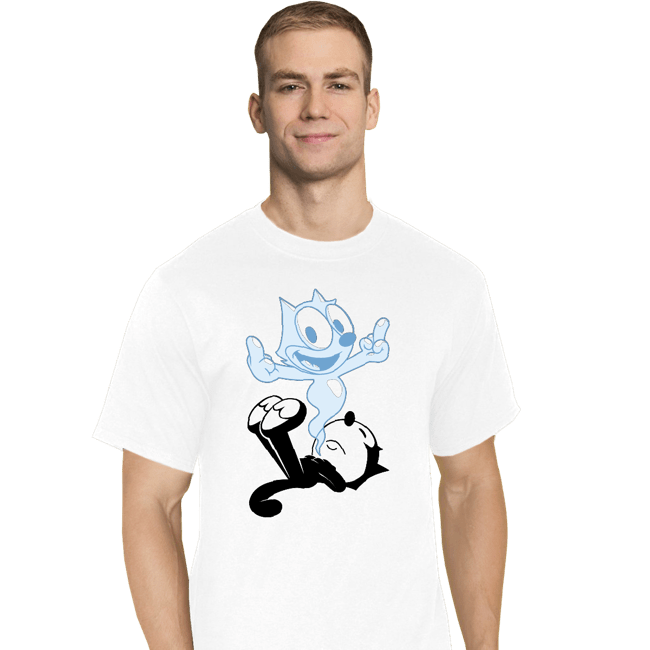 Secret_Shirts T-Shirts, Tall / Large / White RIP The Cat