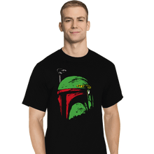 Load image into Gallery viewer, Shirts T-Shirts, Tall / Large / Black Bounty Hunter Helmet
