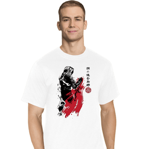 Secret_Shirts T-Shirts, Tall / Large / White Edward Sumi-e