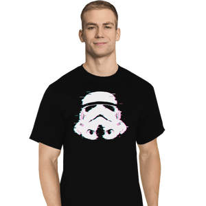 Shirts T-Shirts, Tall / Large / Black Ddjvigo's Glitch Trooper