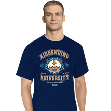 Load image into Gallery viewer, Secret_Shirts T-Shirts, Tall / Large / Navy Airbending University

