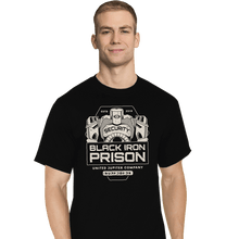 Load image into Gallery viewer, Shirts T-Shirts, Tall / Large / Black Prison Security Robots
