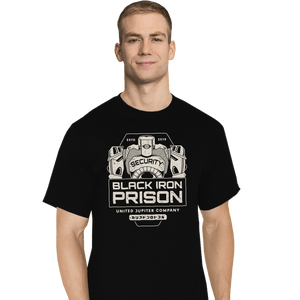 Shirts T-Shirts, Tall / Large / Black Prison Security Robots