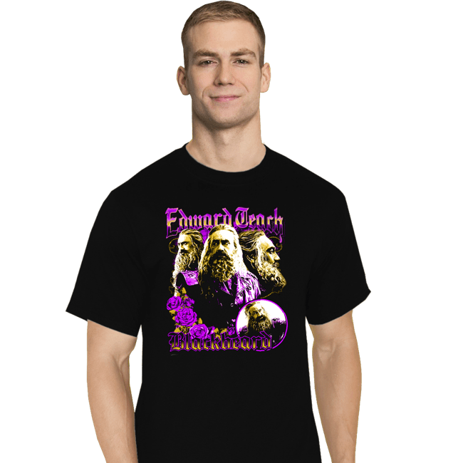 Secret_Shirts T-Shirts, Tall / Large / Black Blackbeard