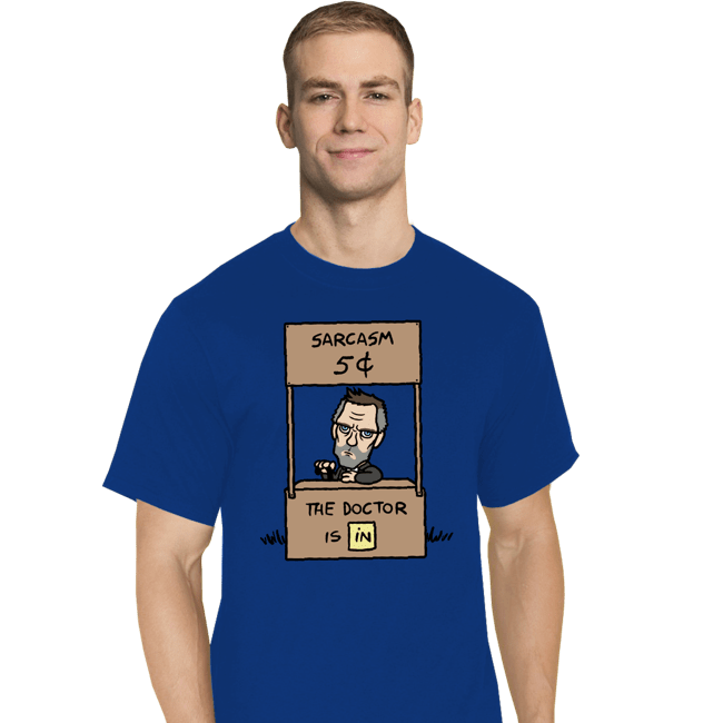 Secret_Shirts T-Shirts, Tall / Large / Royal Blue Sarcasm Stand