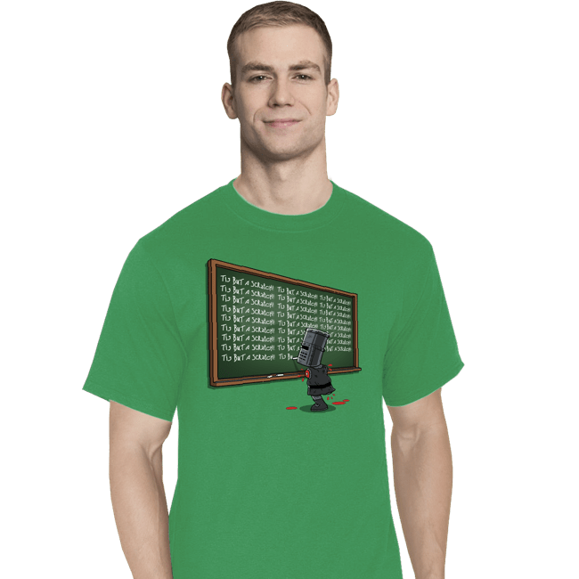 Daily_Deal_Shirts T-Shirts, Tall / Large / Sports Grey Black Knight Detention