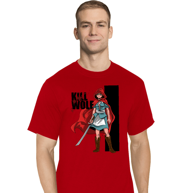 Secret_Shirts T-Shirts, Tall / Large / Red Kill Wolf