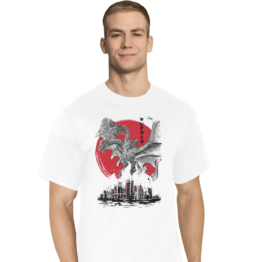 Shirts T-Shirts, Tall / Large / White The King Of Terror Attack Sumi-e