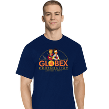 Load image into Gallery viewer, Daily_Deal_Shirts T-Shirts, Tall / Large / Navy Globex Corp
