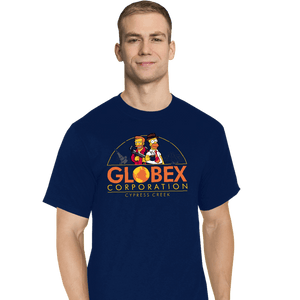 Daily_Deal_Shirts T-Shirts, Tall / Large / Navy Globex Corp