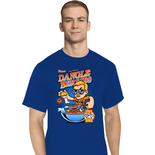 Daily_Deal_Shirts T-Shirts, Tall / Large / Royal Blue Dangle Berries