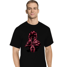 Load image into Gallery viewer, Shirts T-Shirts, Tall / Large / Black Super Saiyan Blue Kaioken
