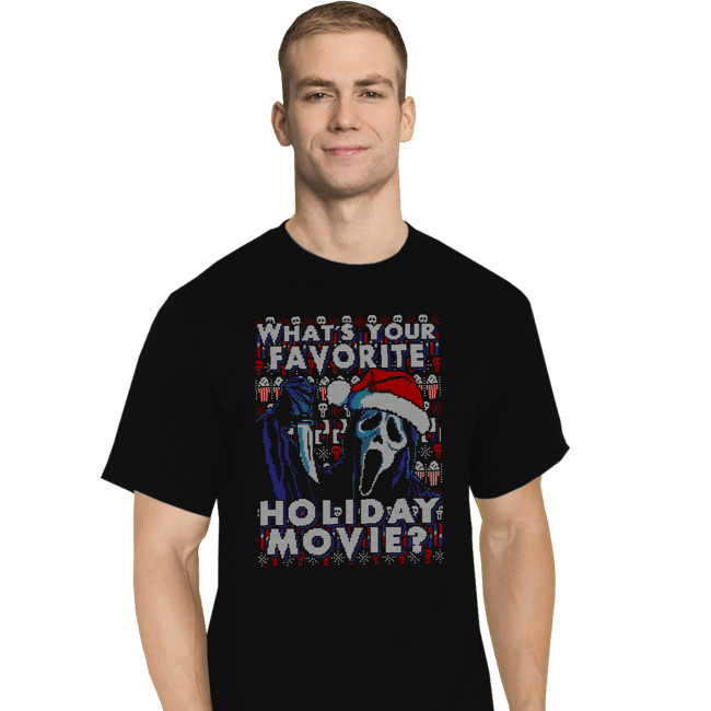 Secret_Shirts T-Shirts, Tall / Large / Black Holiday Scream