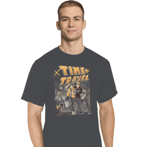 Shirts T-Shirts, Tall / Large / Charcoal Time Travel